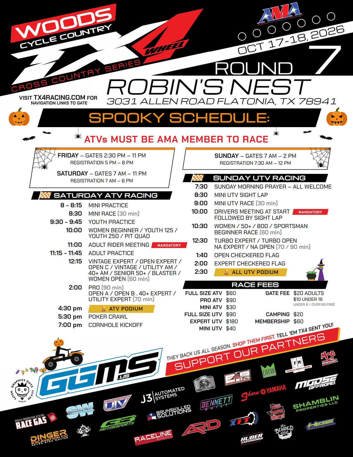 TX4 Round 7 Event Flyer